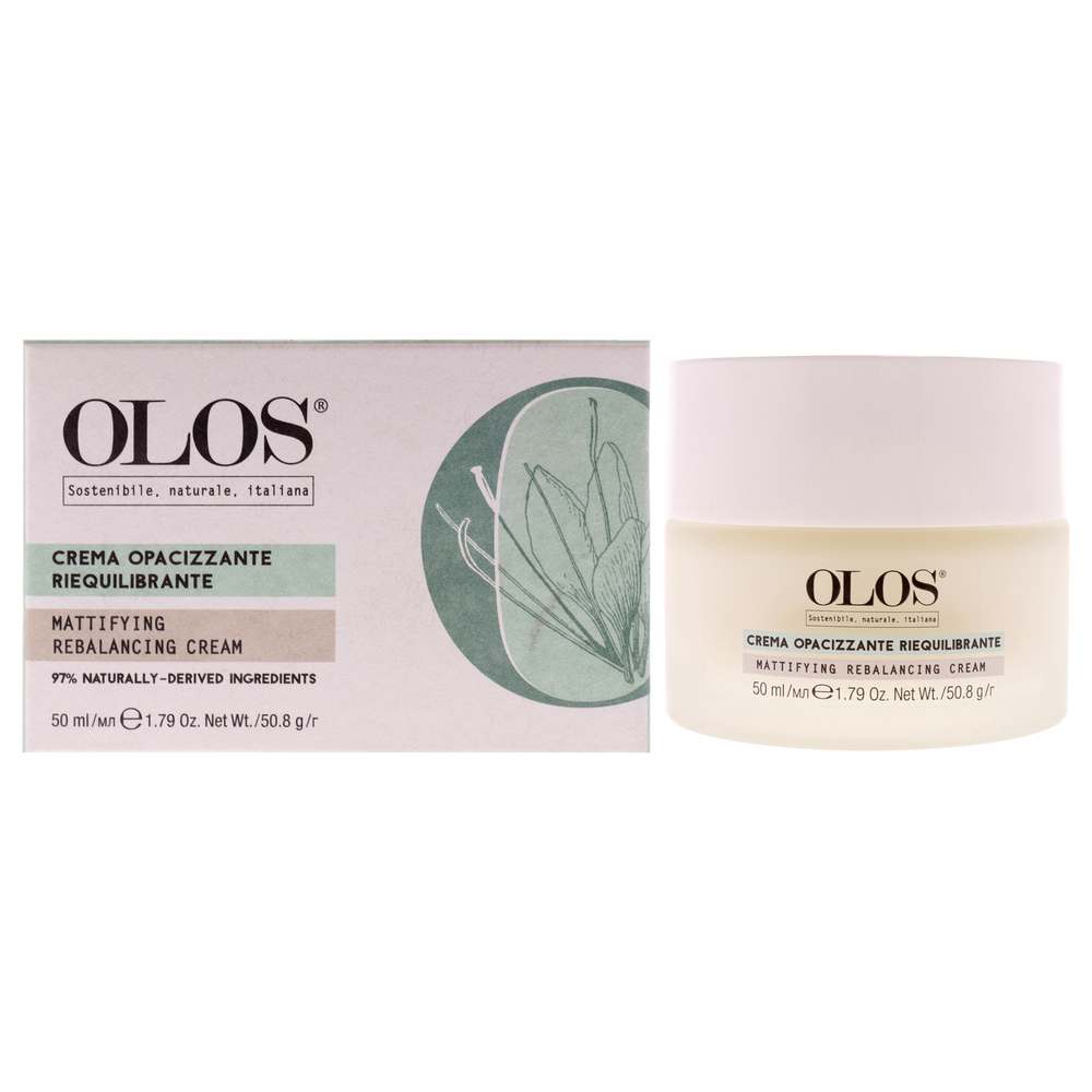 Mattifying Rebalancing Cream by Olos for Unisex - 1.7 oz Cream